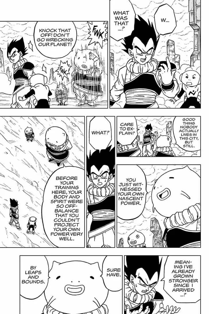 Dragon Ball Super Manga Chapter 55 page 15 - Merus's True Identity