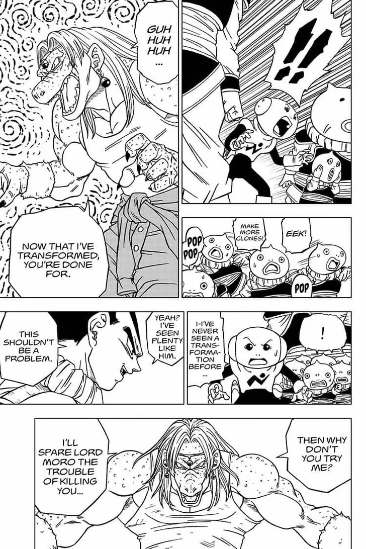 Dragon Ball Super Manga Chapter 55 page 19 - Merus's True Identity