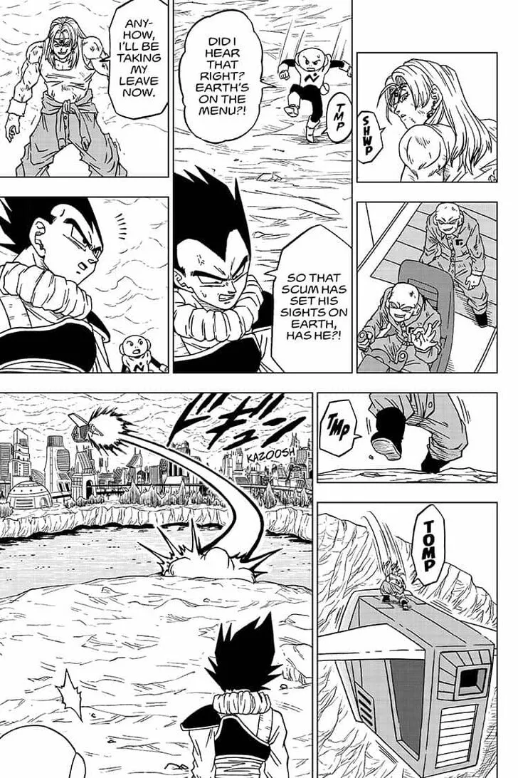 Dragon Ball Super Manga Chapter 55 page 31 - Merus's True Identity