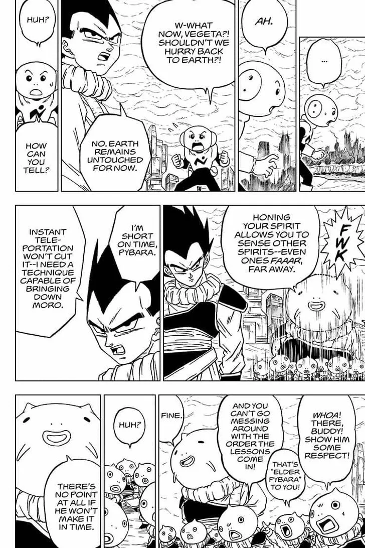 Dragon Ball Super Manga Chapter 55 page 34 - Merus's True Identity