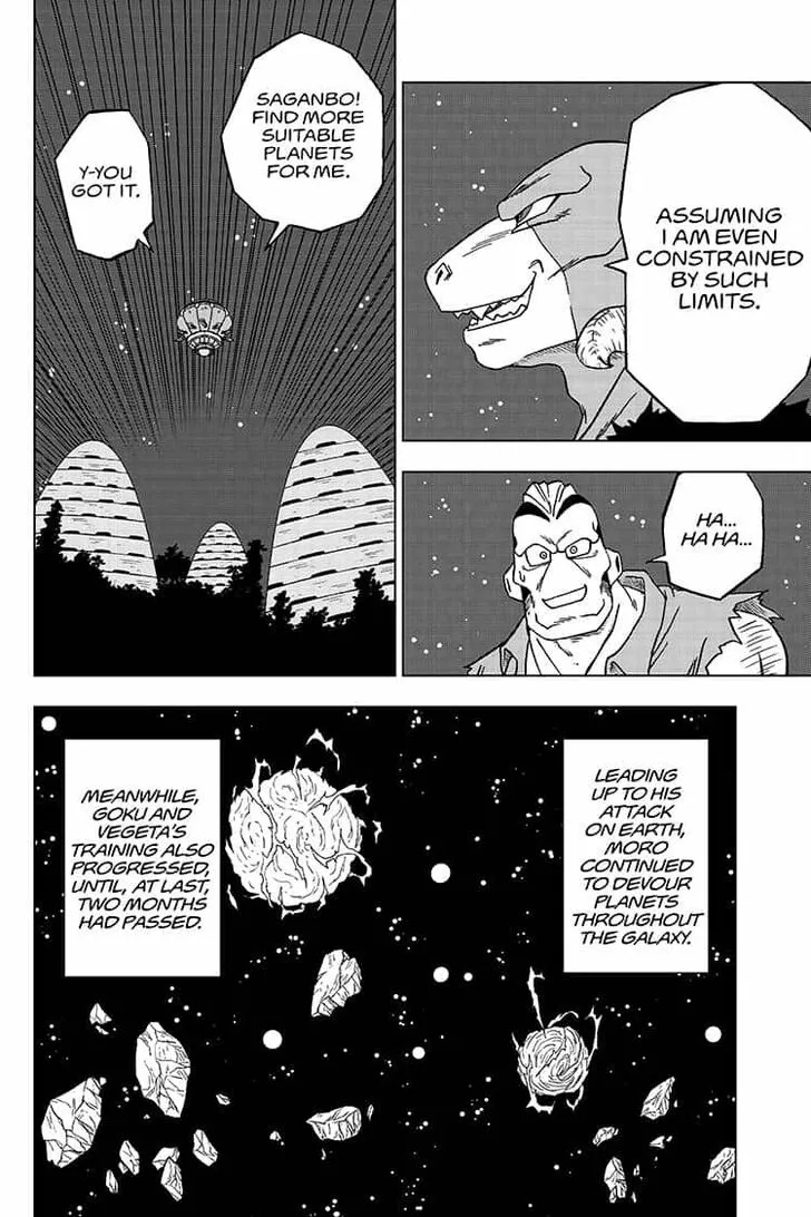 Dragon Ball Super Manga Chapter 55 page 36 - Merus's True Identity