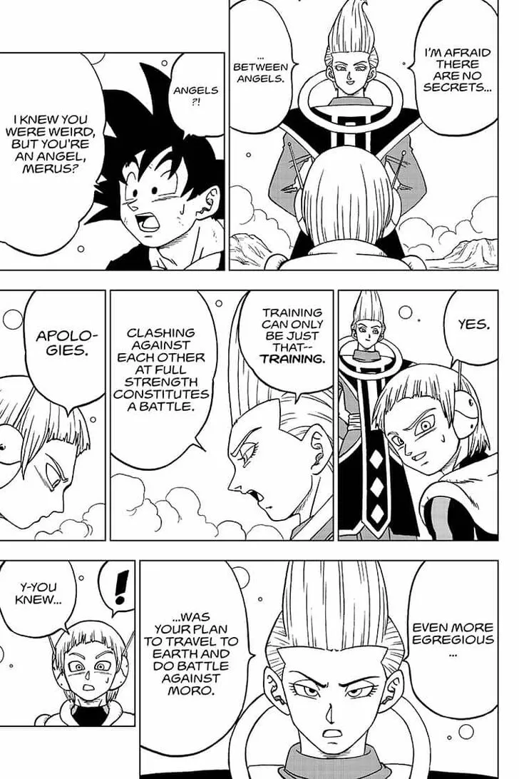 Dragon Ball Super Manga Chapter 55 page 41 - Merus's True Identity