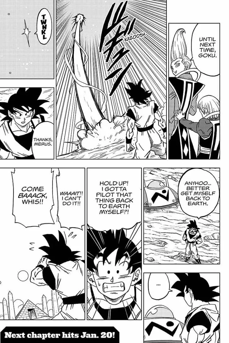 Dragon Ball Super Manga Chapter 55 page 45 - Merus's True Identity