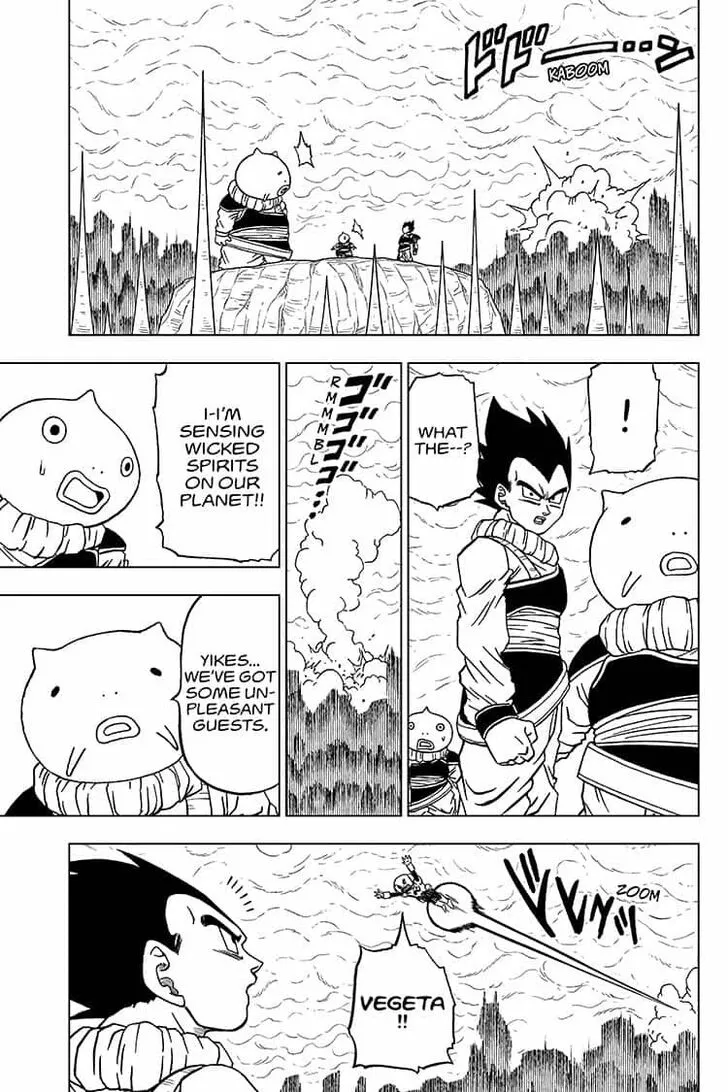 Dragon Ball Super Manga Chapter 55 page 9 - Merus's True Identity