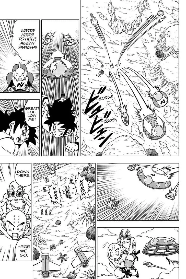 Dragon Ball Super Manga Chapter 56 page 13 - Warriors of Earth Assemble