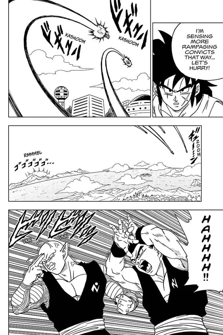Dragon Ball Super Manga Chapter 56 page 36 - Warriors of Earth Assemble
