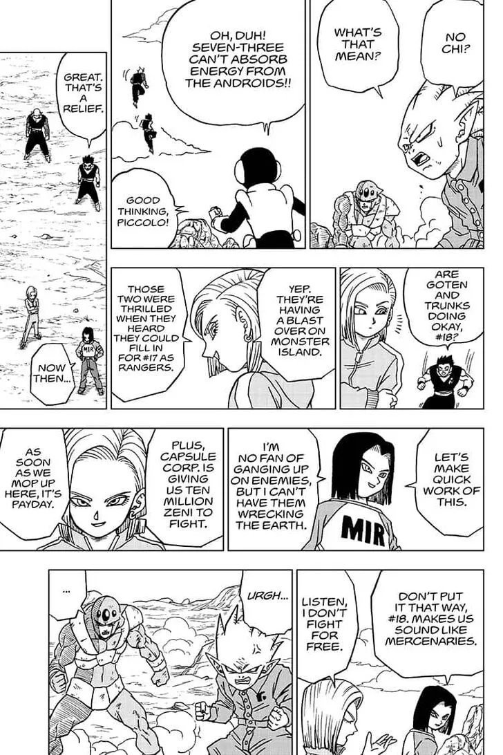 Dragon Ball Super Manga Chapter 56 page 43 - Warriors of Earth Assemble