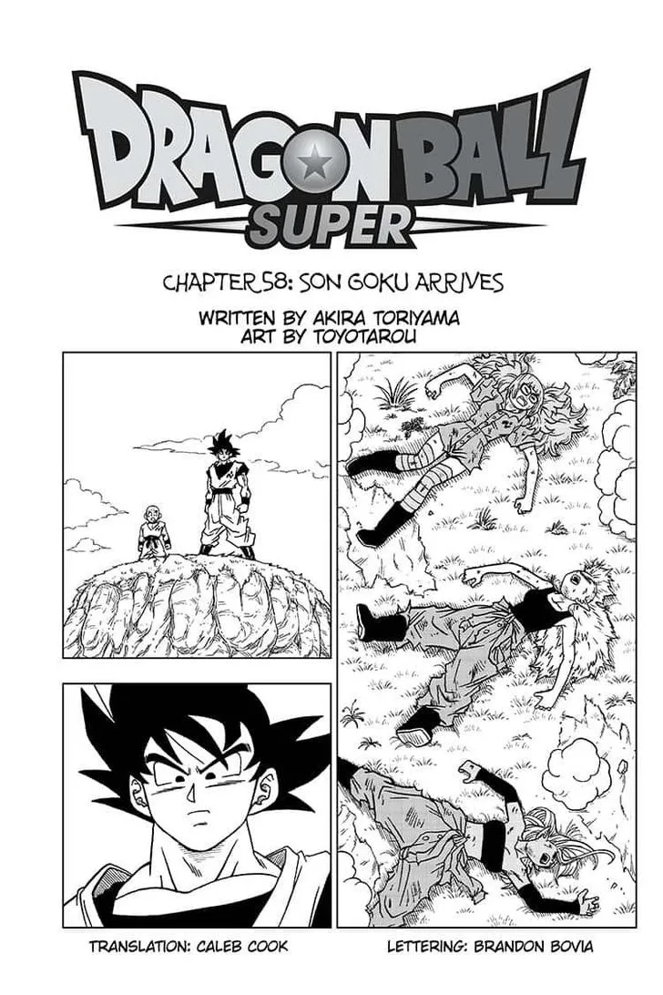 Dragon Ball Super Manga Chapter 58 page 1 - Son Goku Arrives