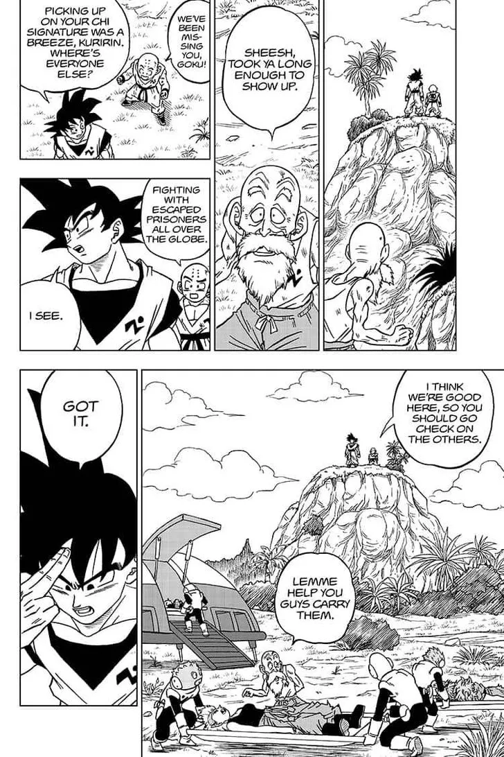 Dragon Ball Super Manga Chapter 58 page 2 - Son Goku Arrives