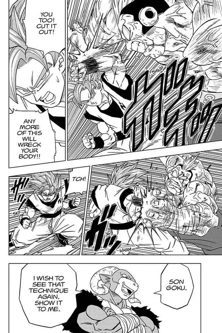 Dragon Ball Super Manga Chapter 58 page 38 - Son Goku Arrives