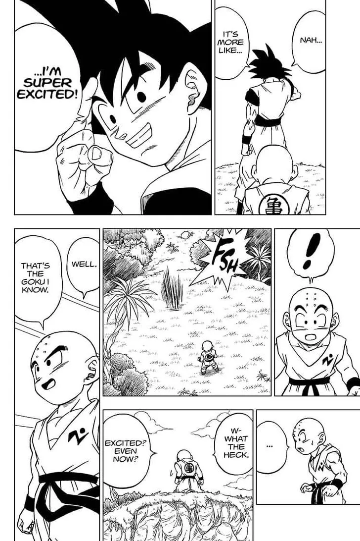 Dragon Ball Super Manga Chapter 58 page 4 - Son Goku Arrives