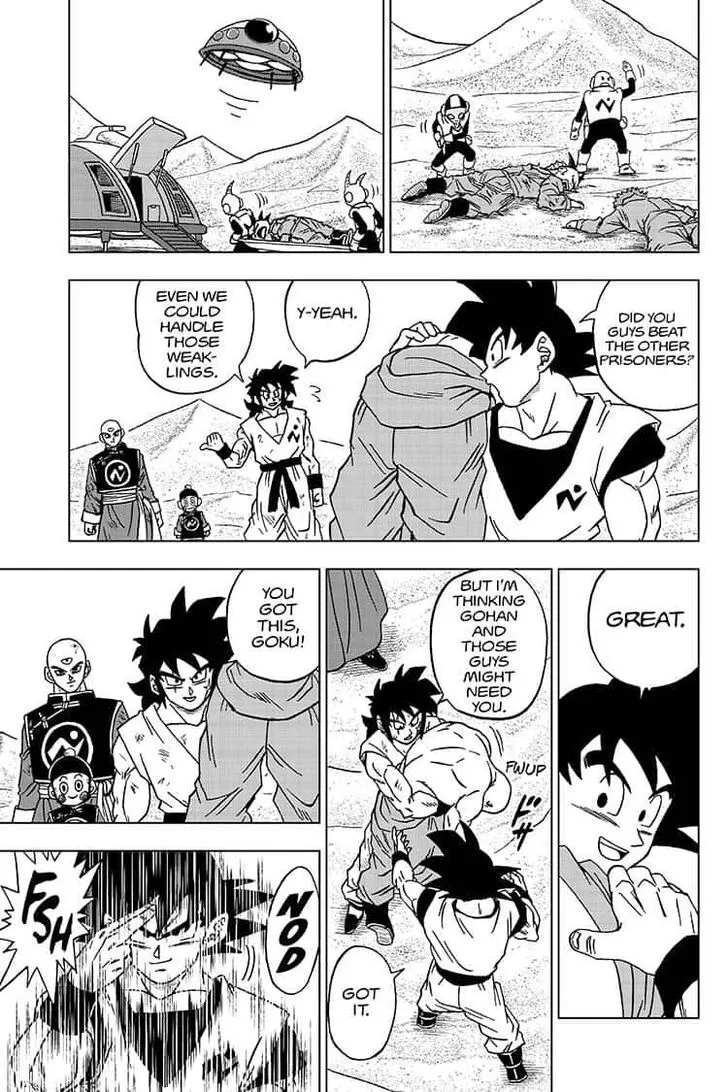 Dragon Ball Super Manga Chapter 58 page 7 - Son Goku Arrives