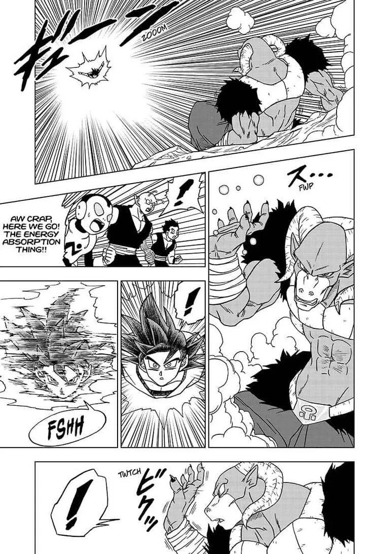 Dragon Ball Super Manga Chapter 59 page 29 - Activate Ultra Instinct -Sign-