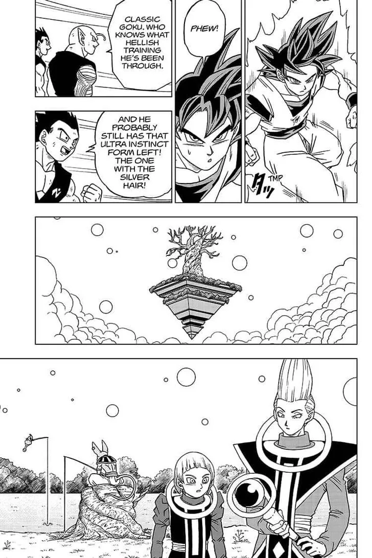 Dragon Ball Super Manga Chapter 59 page 35 - Activate Ultra Instinct -Sign-
