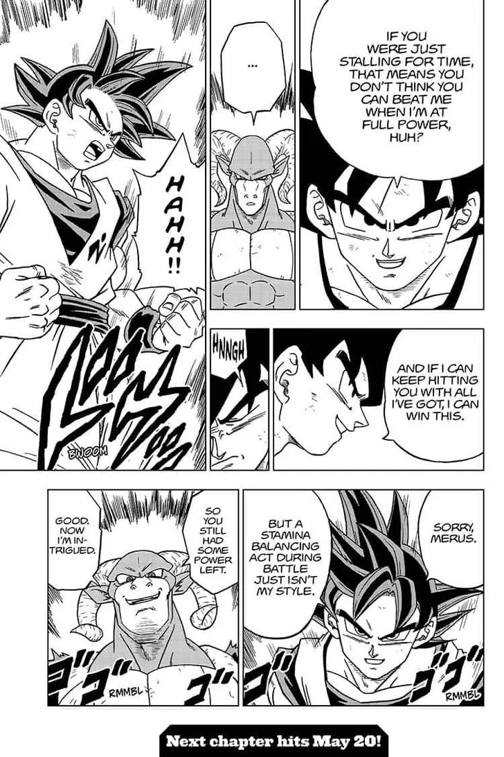 Dragon Ball Super Manga Chapter 59 page 45 - Activate Ultra Instinct -Sign-