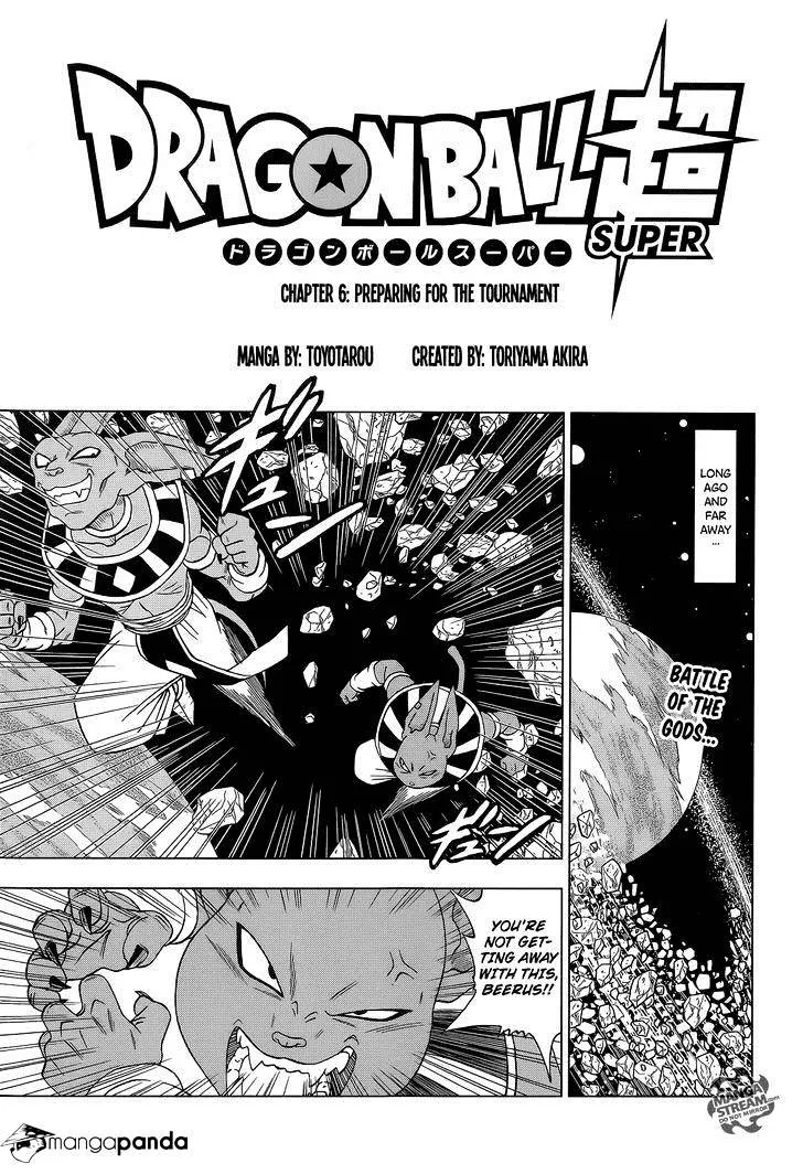 Dragon Ball Super Manga Chapter 6 page 1 - Tournament Preparation