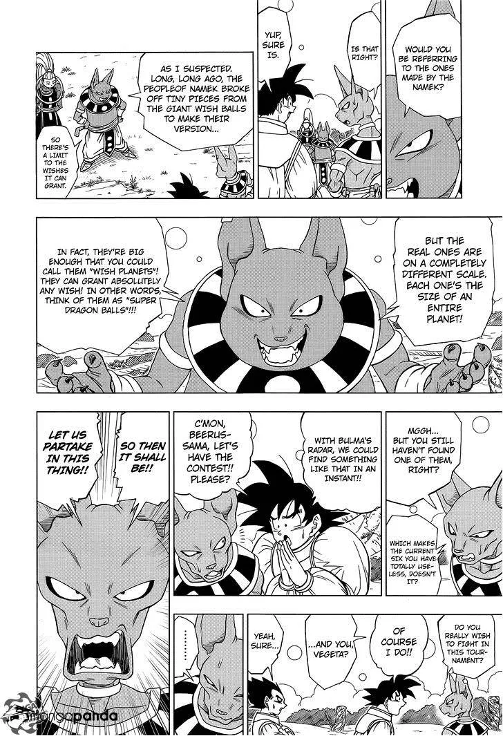Dragon Ball Super Manga Chapter 6 page 10 - Tournament Preparation