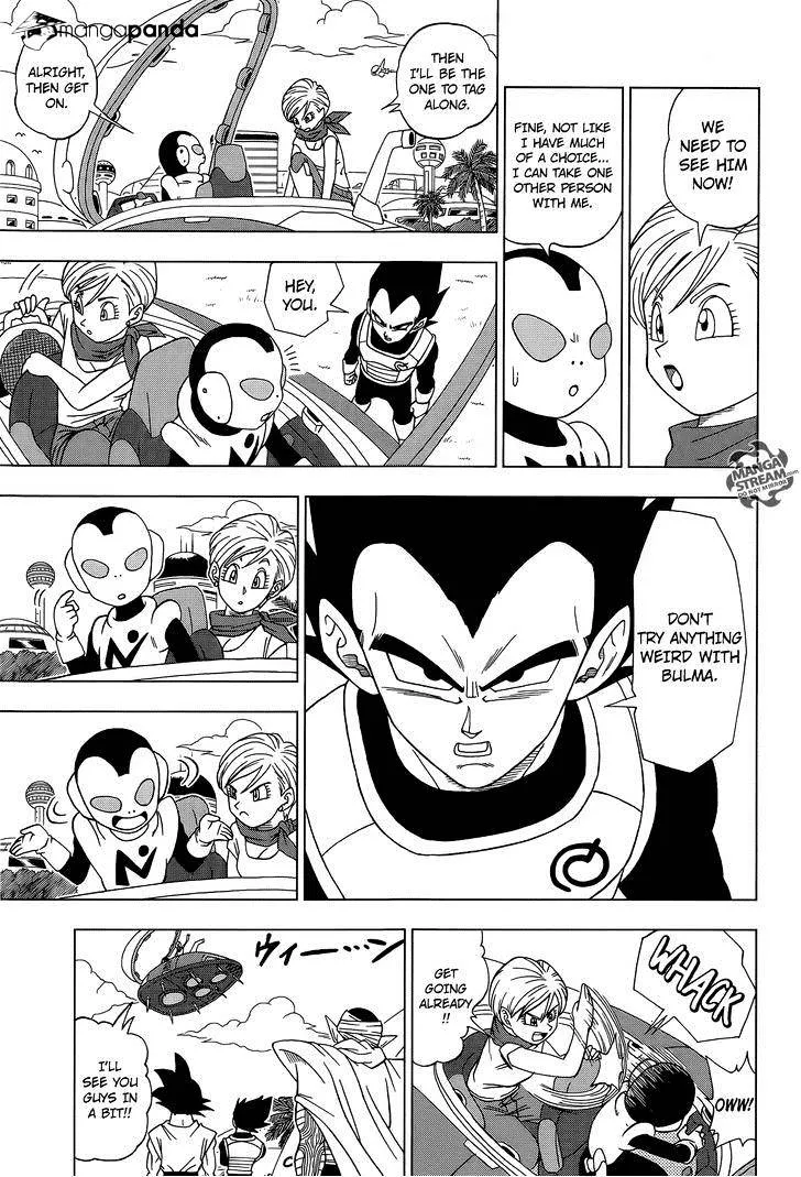 Dragon Ball Super Manga Chapter 6 page 17 - Tournament Preparation