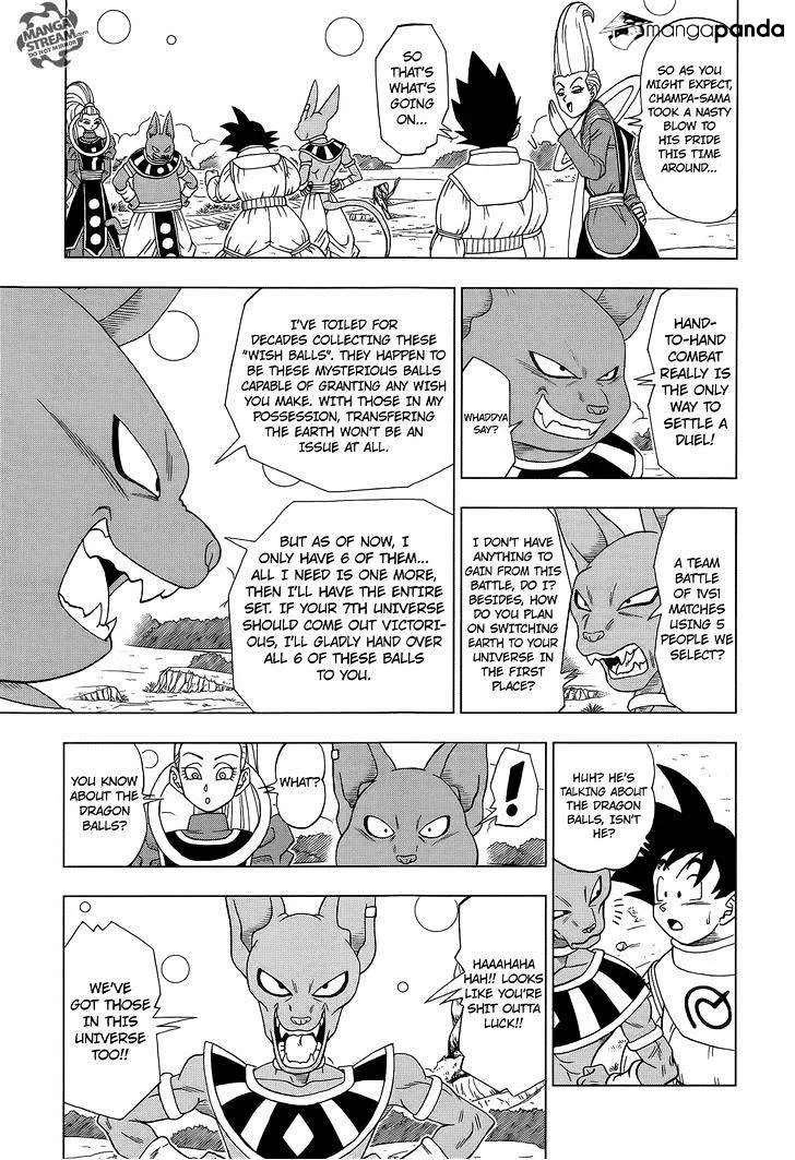 Dragon Ball Super Manga Chapter 6 page 9 - Tournament Preparation