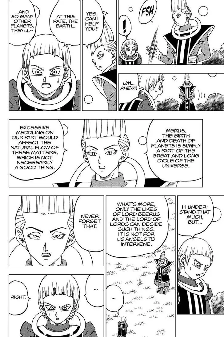 Dragon Ball Super Manga Chapter 60 page 28 - Merus's Miscalculation
