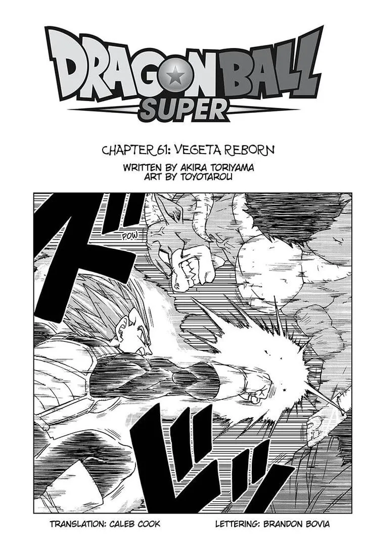 Dragon Ball Super Manga Chapter 61 page 1 - Vegeta Reborn