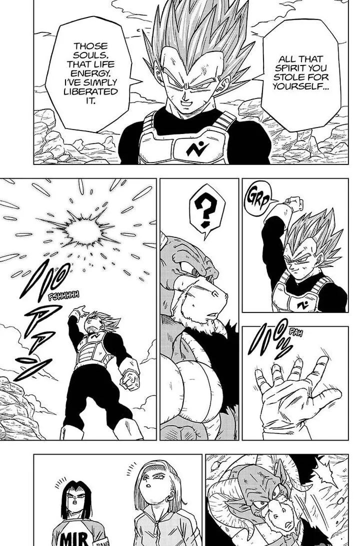 Dragon Ball Super Manga Chapter 61 page 17 - Vegeta Reborn