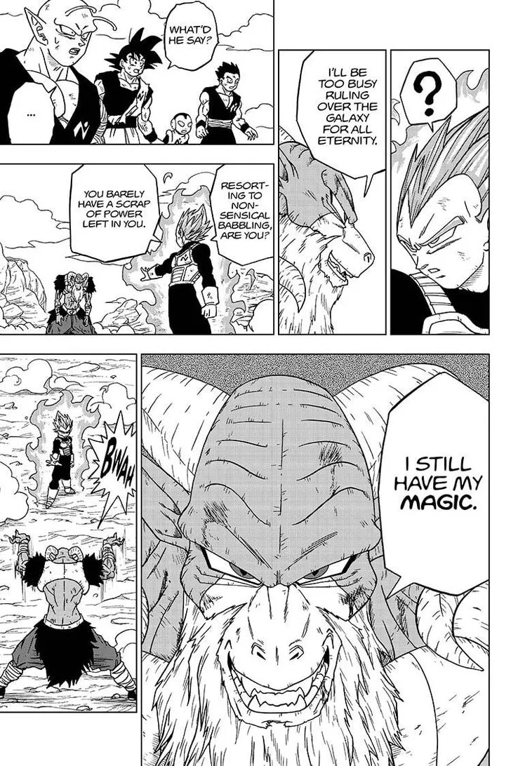 Dragon Ball Super Manga Chapter 61 page 33 - Vegeta Reborn
