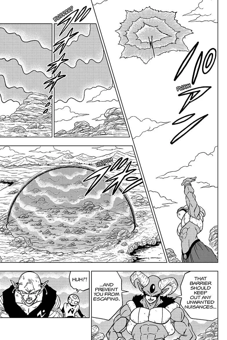 Dragon Ball Super Manga Chapter 62 page 33 - Edge of Defeat