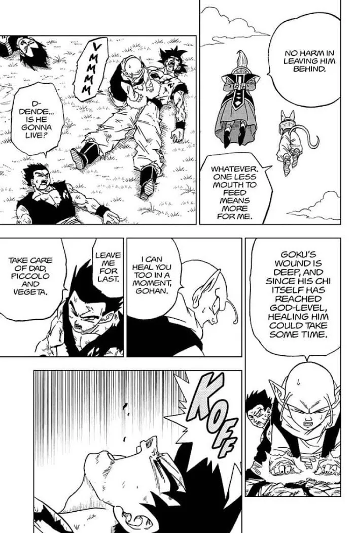 Dragon Ball Super Manga Chapter 63 page 13 - Merus's Resolve