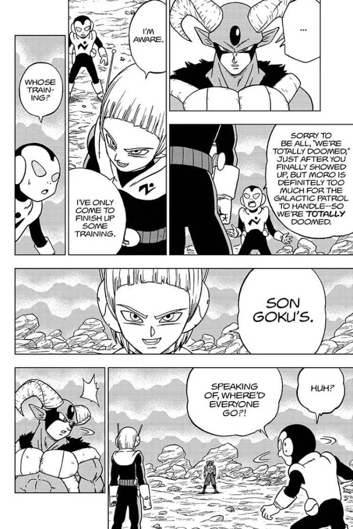 Dragon Ball Super Manga Chapter 63 page 2 - Merus's Resolve