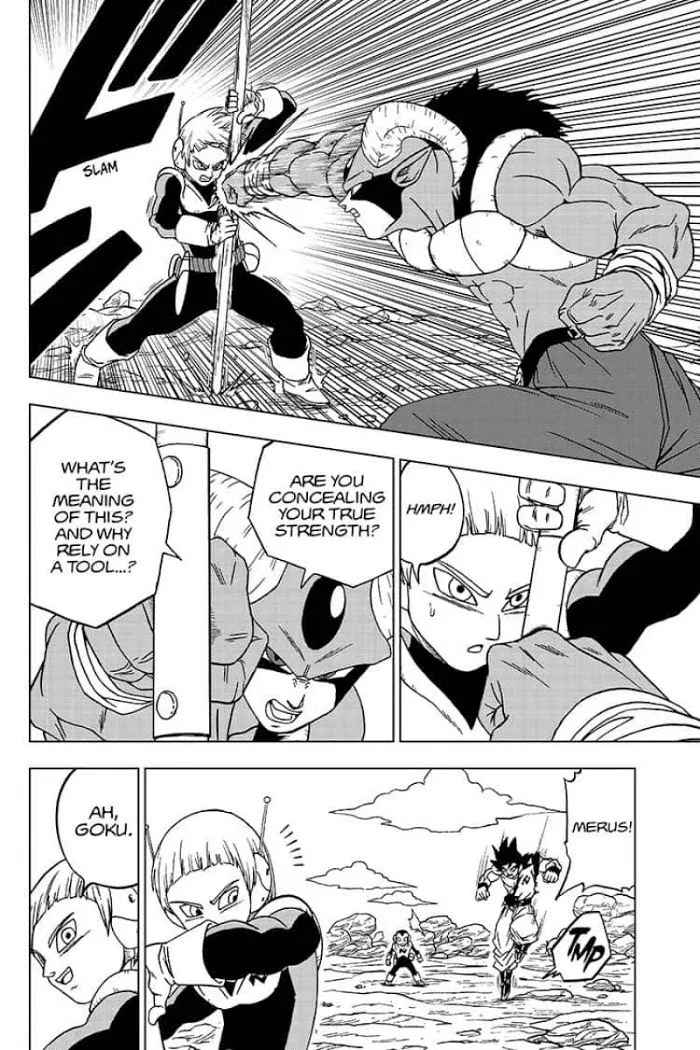 Dragon Ball Super Manga Chapter 63 page 20 - Merus's Resolve