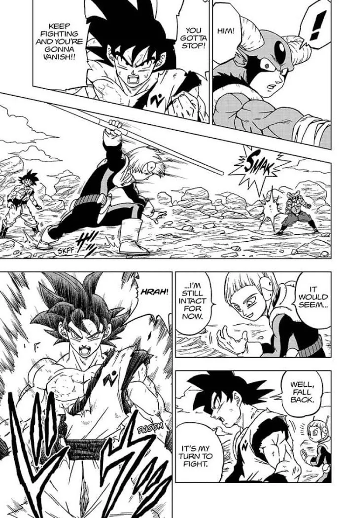 Dragon Ball Super Manga Chapter 63 page 21 - Merus's Resolve