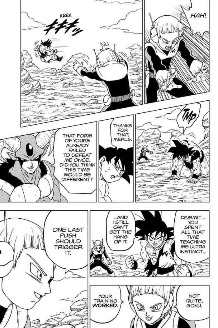 Dragon Ball Super Manga Chapter 63 page 25 - Merus's Resolve