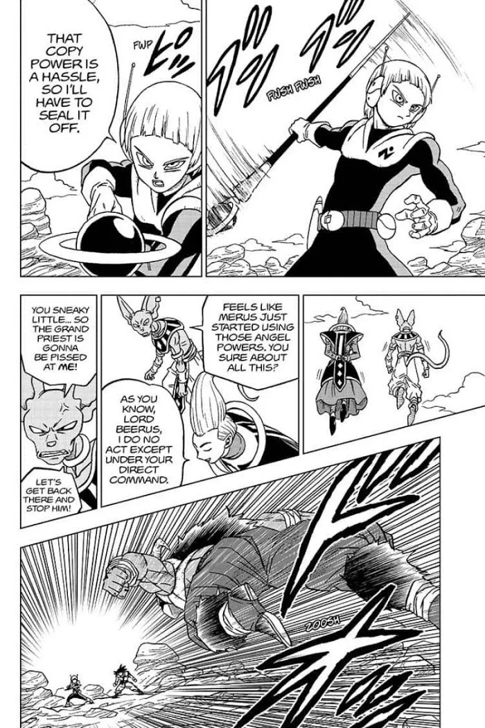 Dragon Ball Super Manga Chapter 63 page 28 - Merus's Resolve