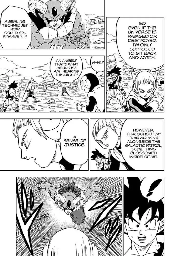 Dragon Ball Super Manga Chapter 63 page 31 - Merus's Resolve