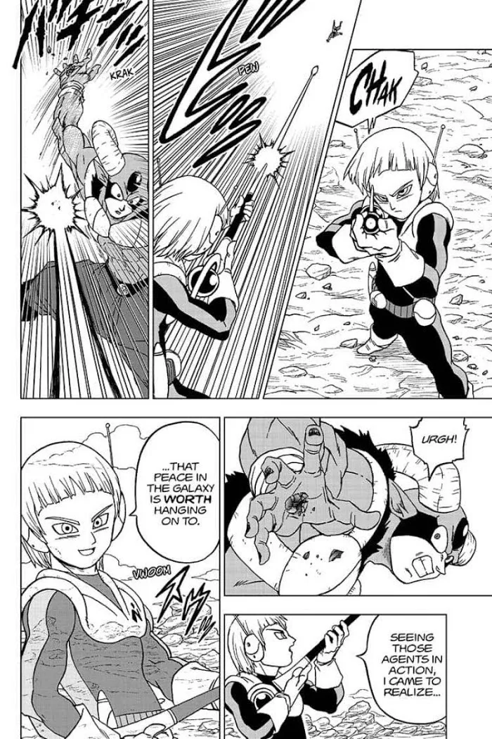 Dragon Ball Super Manga Chapter 63 page 34 - Merus's Resolve