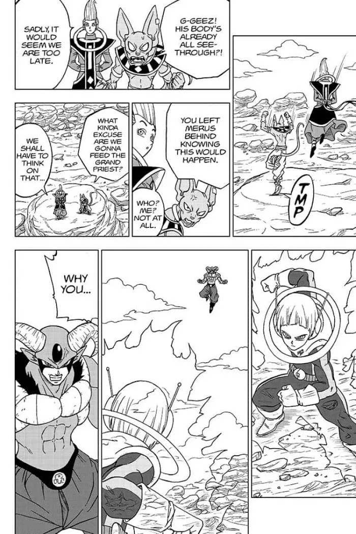 Dragon Ball Super Manga Chapter 63 page 36 - Merus's Resolve