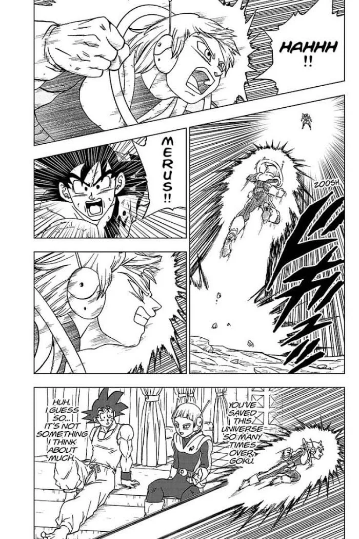 Dragon Ball Super Manga Chapter 63 page 37 - Merus's Resolve