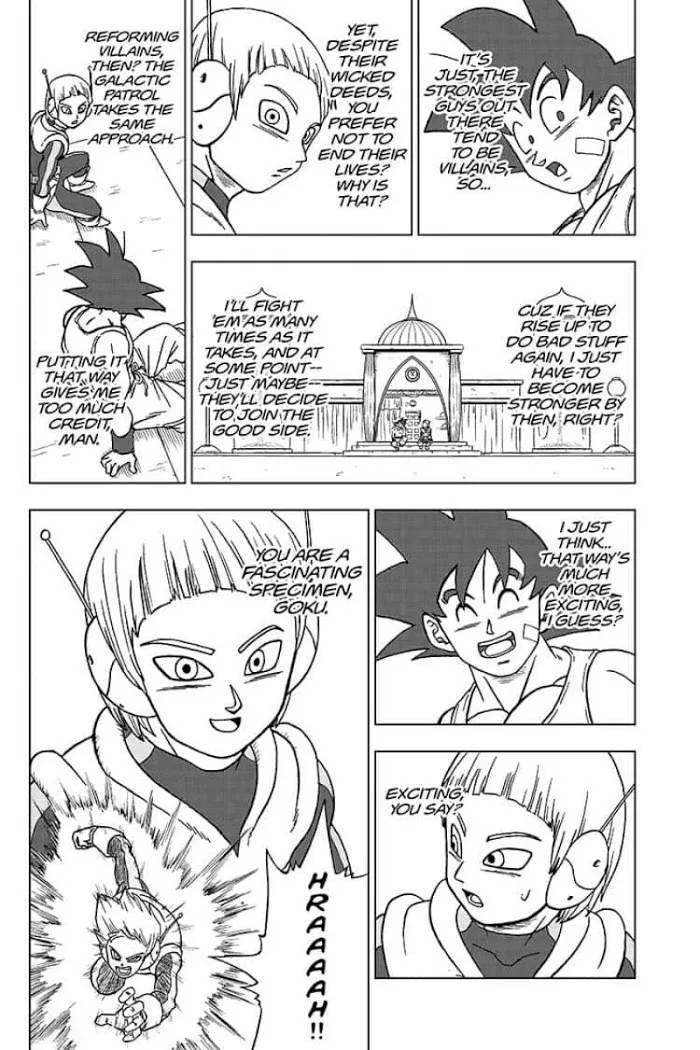 Dragon Ball Super Manga Chapter 63 page 38 - Merus's Resolve