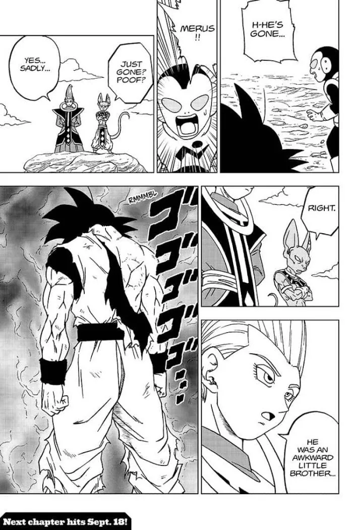 Dragon Ball Super Manga Chapter 63 page 45 - Merus's Resolve