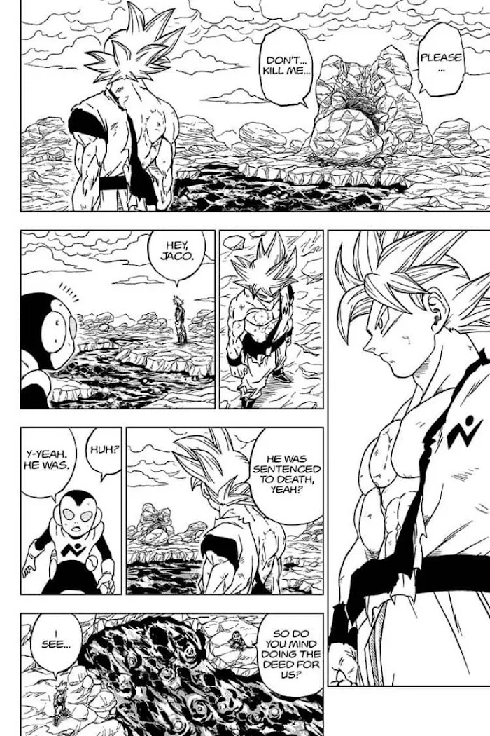 Dragon Ball Super Manga Chapter 64 page 44 - Son Goku, Galactic Patrol Officer