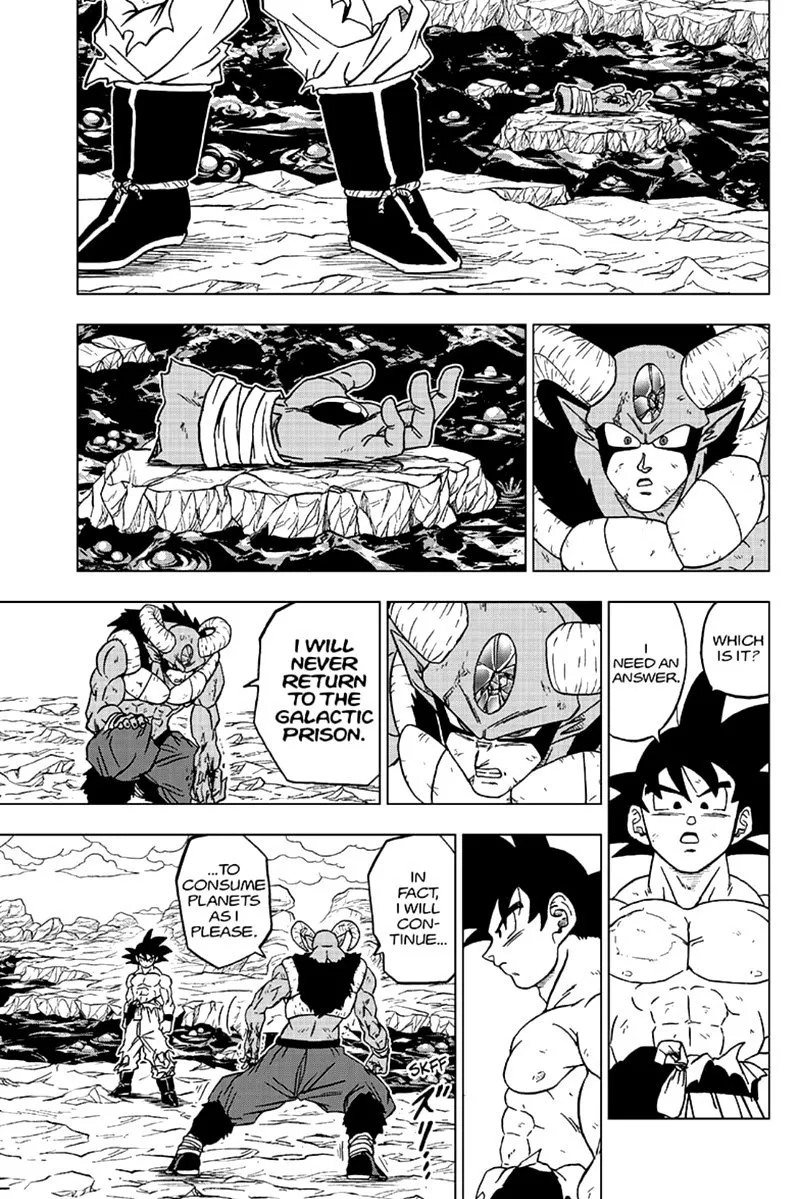 Dragon Ball Super Manga Chapter 65 page 13 - Son Goku, Earthling