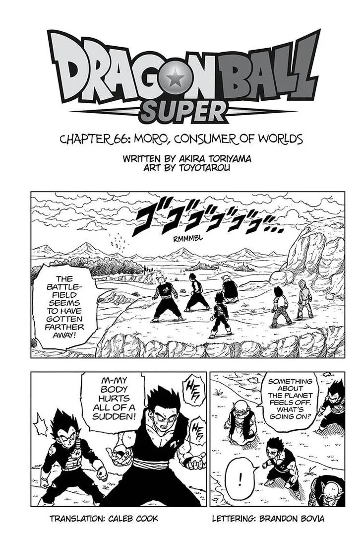 Dragon Ball Super Manga Chapter 66 page 1 - Moro, Consumer of Worlds
