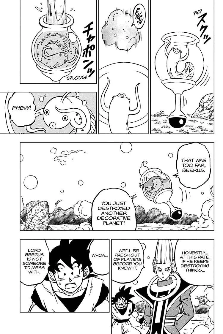 Dragon Ball Super Manga Chapter 69 page 13 - The Evolution of Planet Cereal