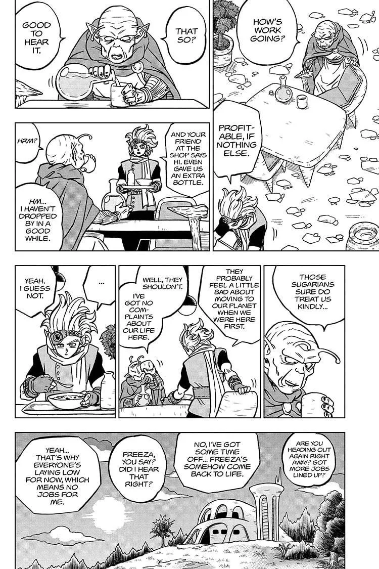 Dragon Ball Super Manga Chapter 69 page 32 - The Evolution of Planet Cereal