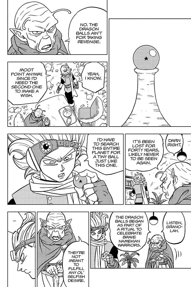 Dragon Ball Super Manga Chapter 69 page 34 - The Evolution of Planet Cereal