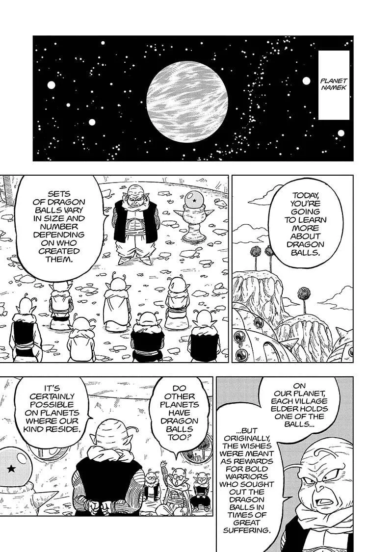 Dragon Ball Super Manga Chapter 69 page 35 - The Evolution of Planet Cereal