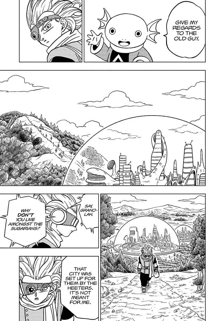 Dragon Ball Super Manga Chapter 69 page 5 - The Evolution of Planet Cereal