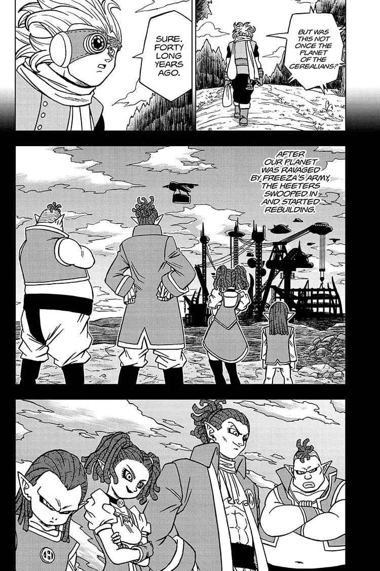 Dragon Ball Super Manga Chapter 69 page 6 - The Evolution of Planet Cereal