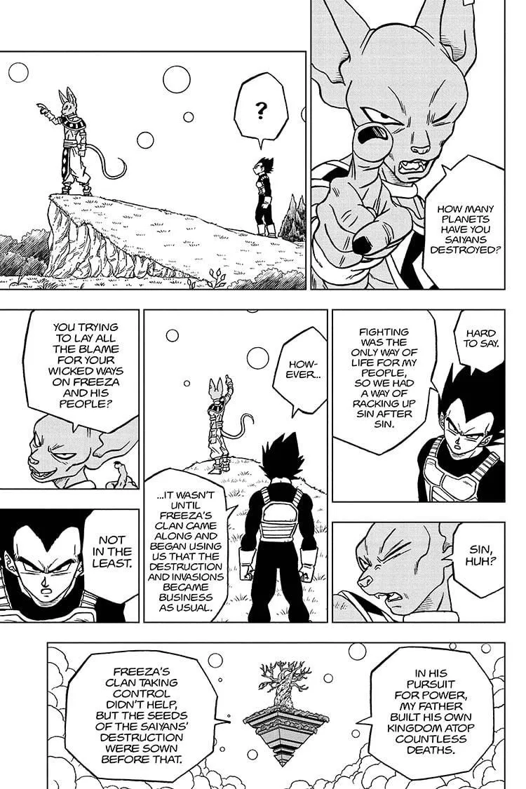 Dragon Ball Super Manga Chapter 69 page 9 - The Evolution of Planet Cereal